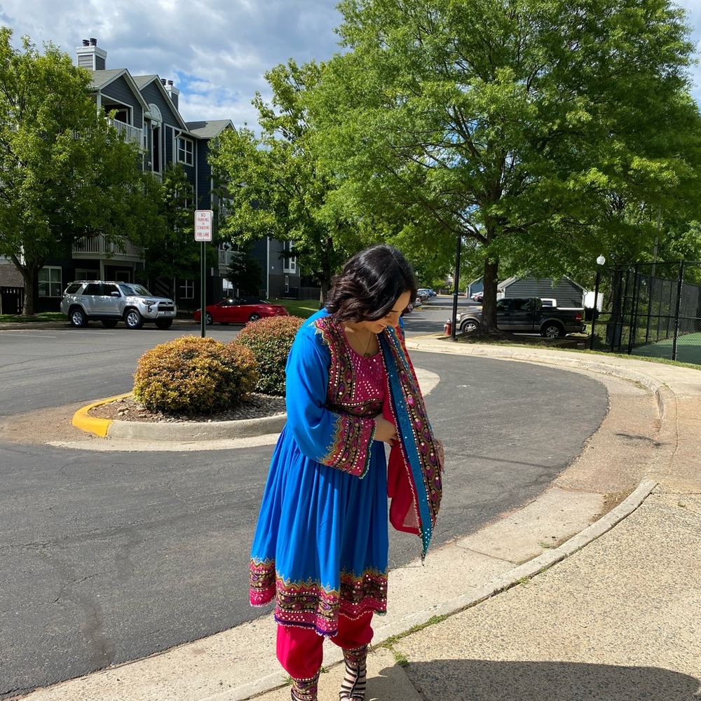Afghan clothes only worn once for Eid